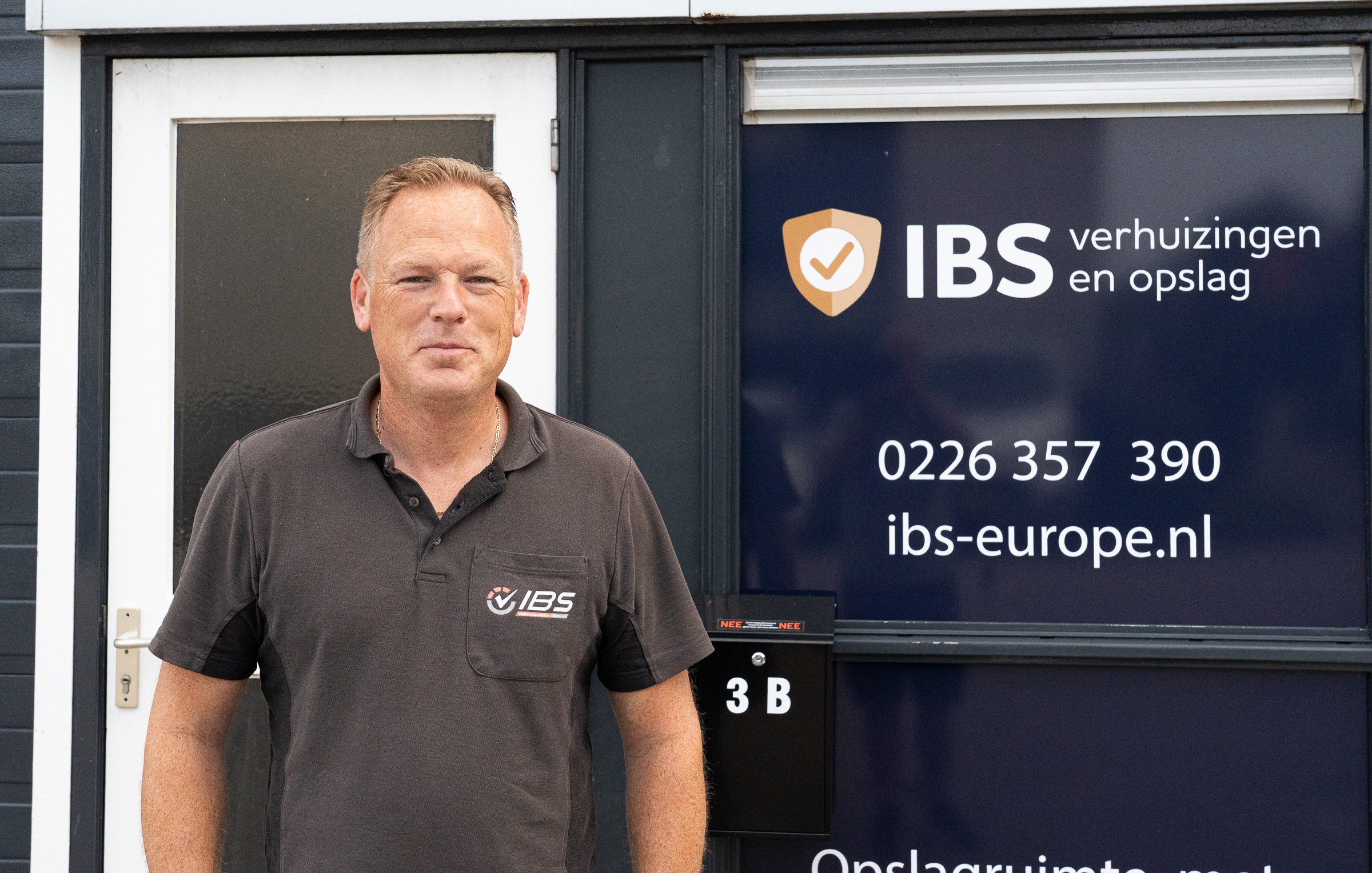 eigenaar IBS Verhuizingen en opslag Richard van der Wijden